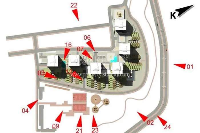 The layout plan of Essenora