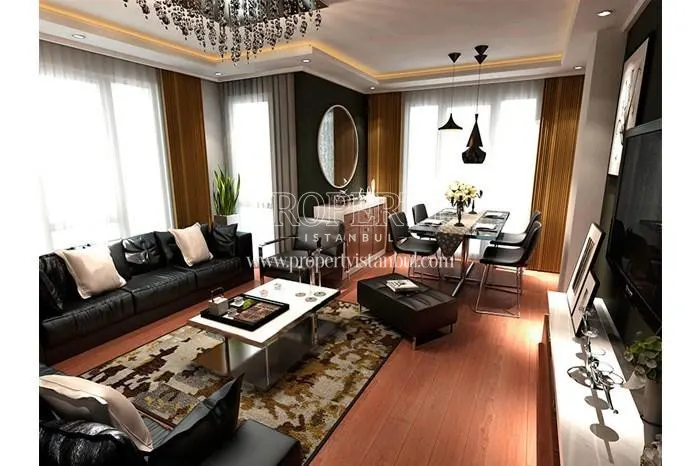 One of the living rooms in Etna Kandemir Evleri