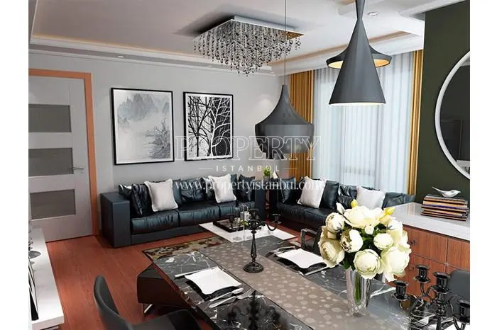 One of the living rooms in Etna Kandemir Evleri