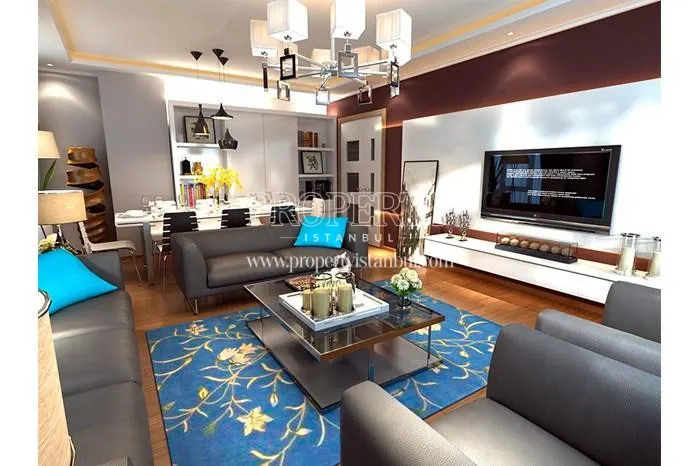 One of the living rooms in Etna Kandemir Evleri