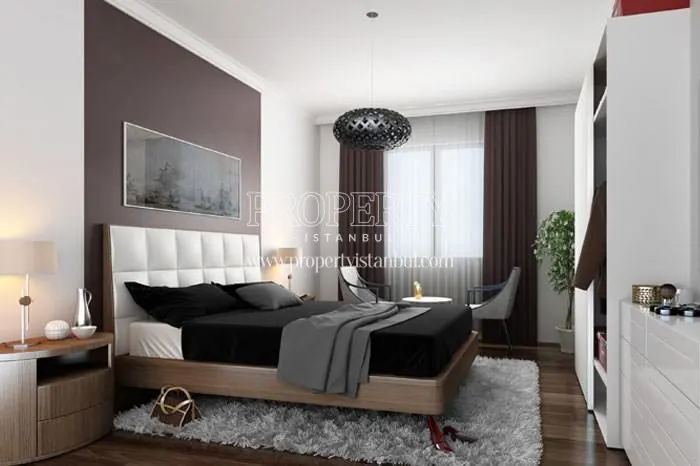 Small master bedroom in Etna Turkuaz Evleri