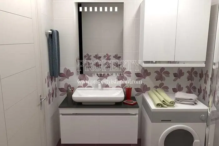 One of the bathrooms in Euro City Kurtkoy