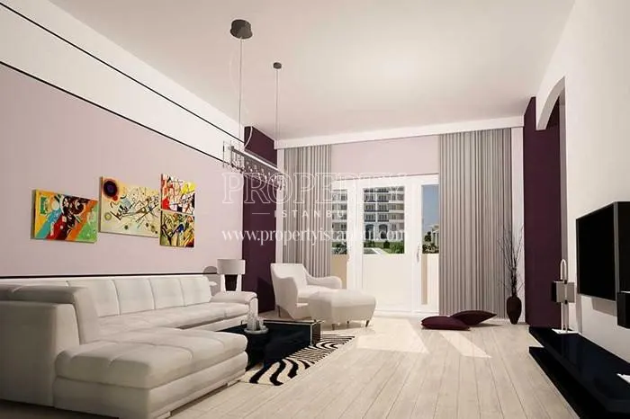One of the living rooms in Euro City Kurtkoy