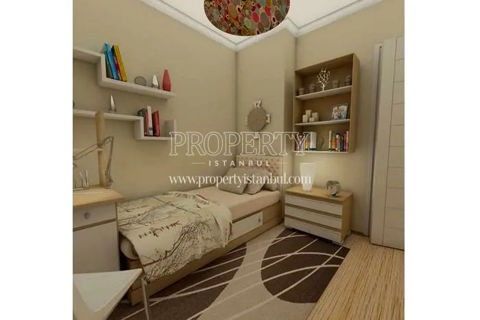 One of the bedrooms in Euro City Kurtkoy