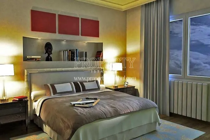 One of the bedrooms in Euro City Kurtkoy
