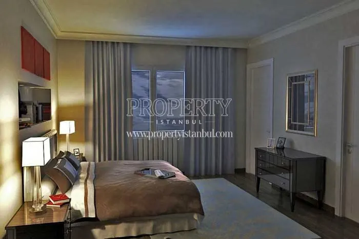 One of the bedrooms in Euro City Kurtkoy