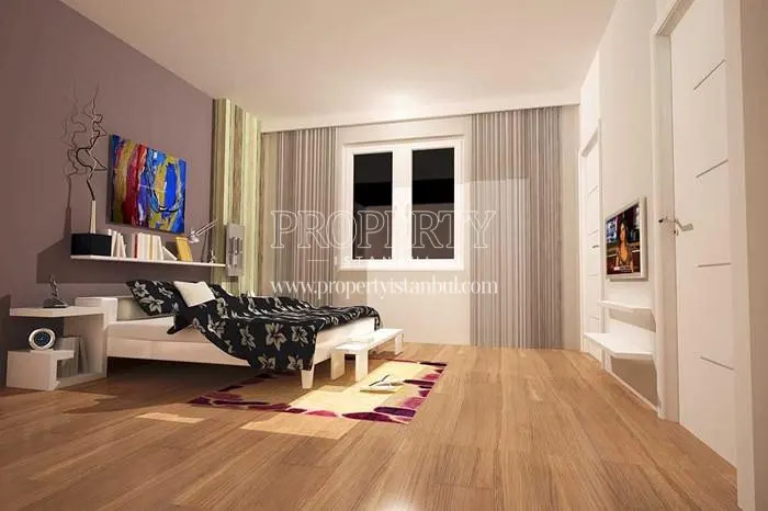 One of the bedrooms in Euro City Kurtkoy