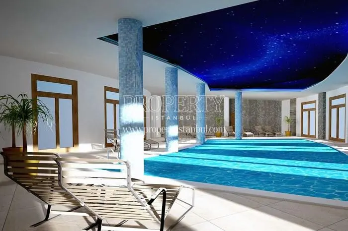 The indoor swimming pool of Euro City Kurtkoy