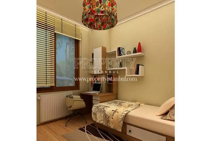 One of the bedrooms in Euro City Kurtkoy