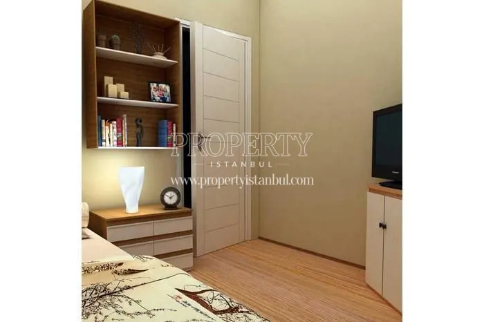 One of the bedrooms in Euro City Kurtkoy