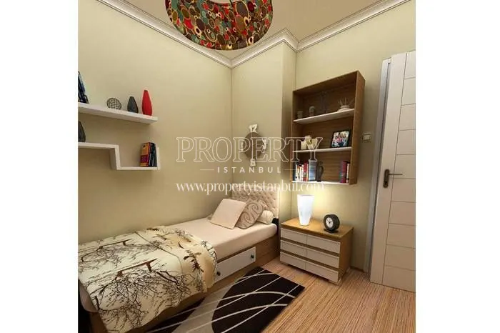 One of the bedrooms in Euro City Kurtkoy