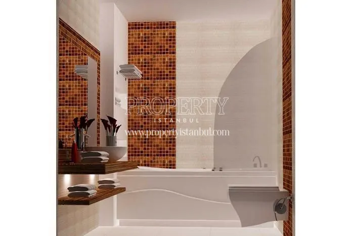 One of the bathrooms in Euro City Kurtkoy