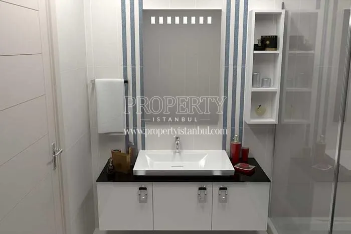 One of the bathrooms in Euro City Kurtkoy