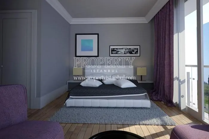 One of the master bedrooms in Eurotolia Panorama Evleri