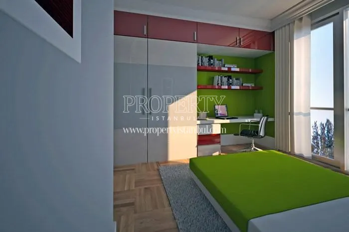 Small bedroom in Eurotolia Panorama Evleri