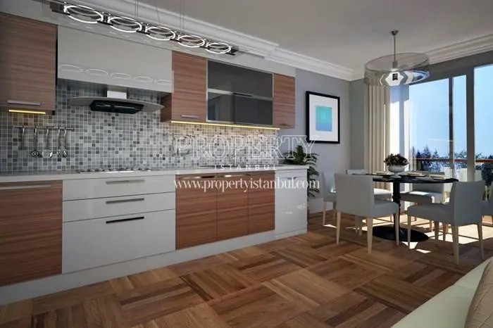 One of the kitchens in Eurotolia Panorama Evleri