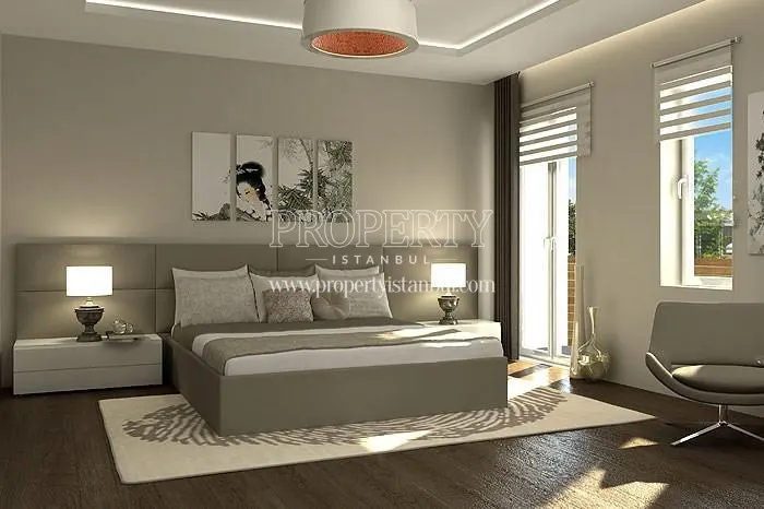 One of the master bedrooms in Evila