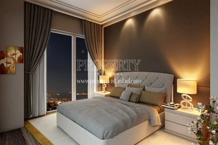 One of the master bedrooms in Evim Kadikoy
