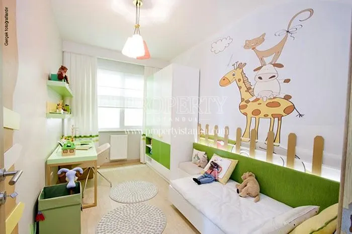 The bedroom for kids in Evim Yuksekdag