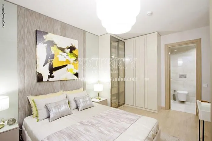 One of the master bedrooms in Evim Yuksekdag