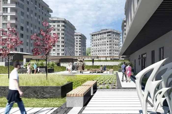 Evinpark Ada & Tepe Rezidans garden