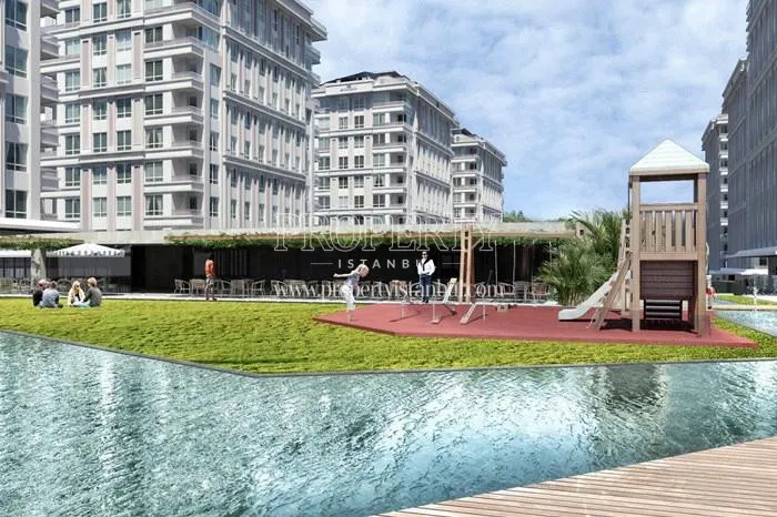 The landscape areas in Evinpark Ada & Tepe Rezidans