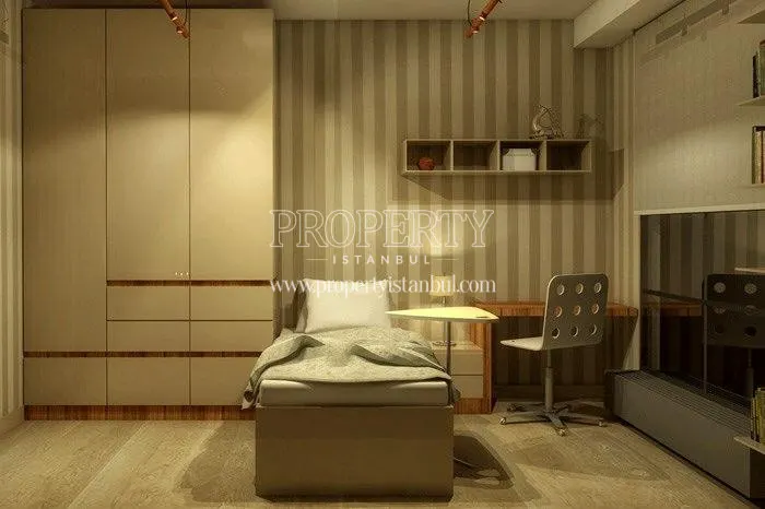One of the bedrooms in Evinpark Kadikoy