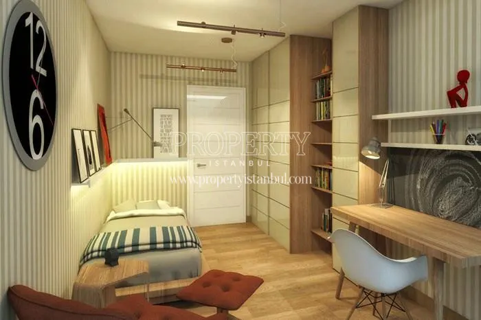 One of the bedrooms in Evinpark Kadikoy