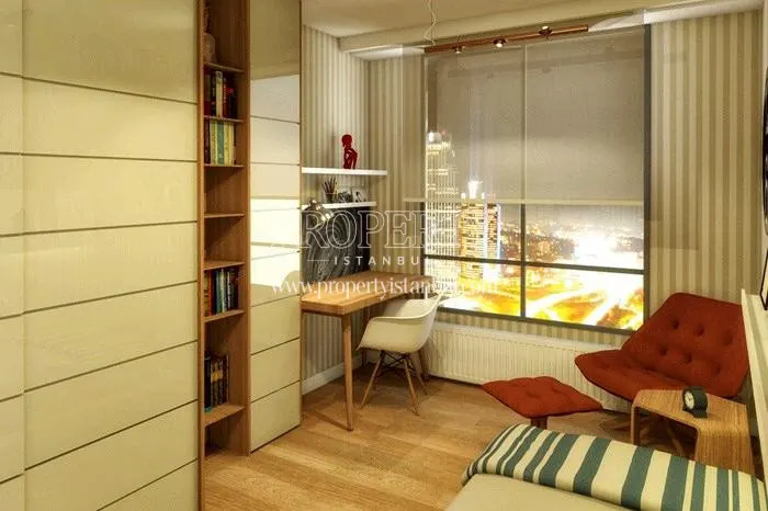One of the bedrooms in Evinpark Kadikoy