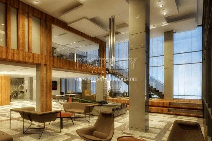 The lobby of the Evinpark Kadikoy project
