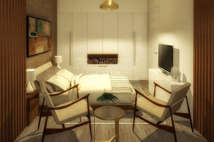 One of the master bedrooms in Evinpark Kadikoy