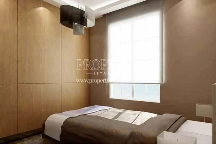 One of the master bedrooms in Evinpark Rezidans Atasehir