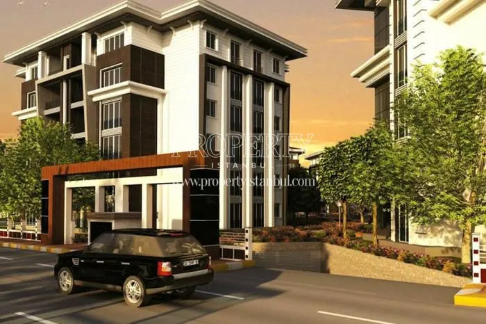 The entrance of Eviza Konaklari