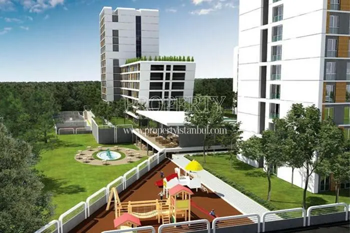 Playground for children in the Evora Park compound