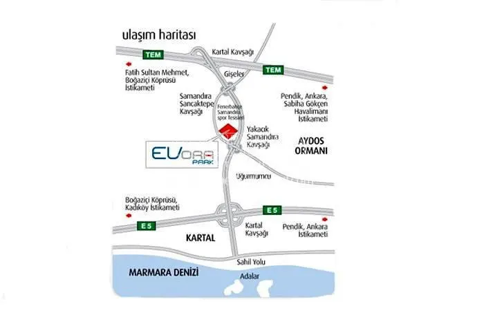The location of the Evora Park compound
