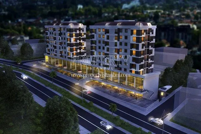 Evra Park project at night