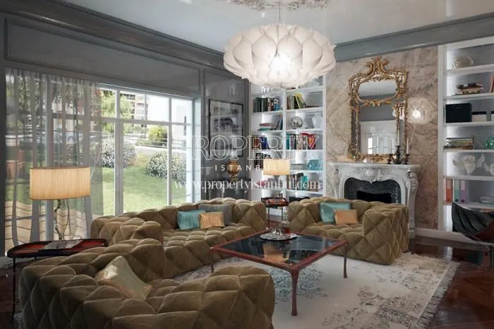 Luxury living room of the villa in Evviva Nirvana