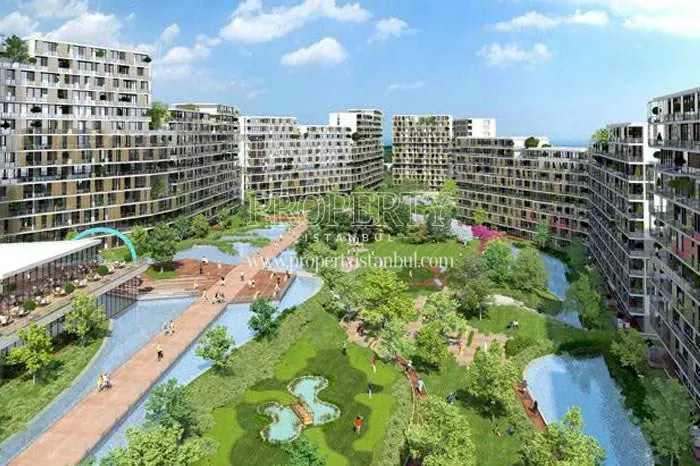 The landscape areas in Exen Istanbul