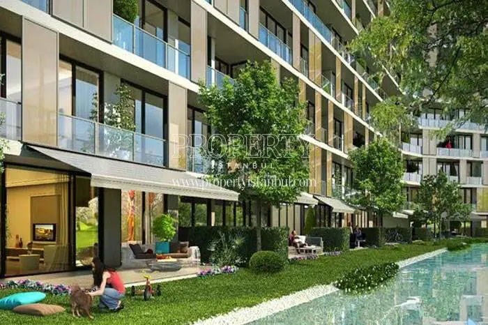 Artificial lake in Exen Istanbul