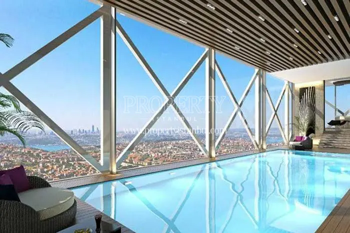 Indoor swimming pool in Exen Istanbul