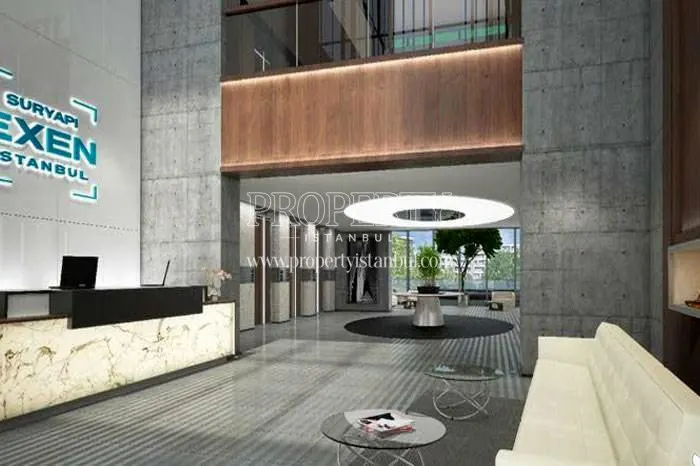 The lobby of Exen Istanbul