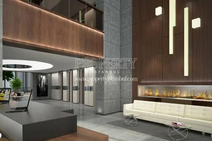 The lobby of Exen Istanbul