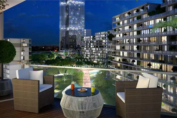 Exen Istanbul project at night