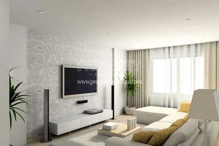 White living rooms in Eyup Palas