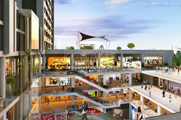 The shopping center in the Eyup Park project