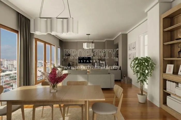 One of the living rooms in F. Ayanoglu Residence