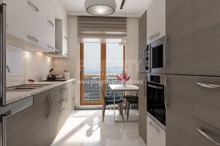 One of the kitchens in F. Ayanoglu Residence