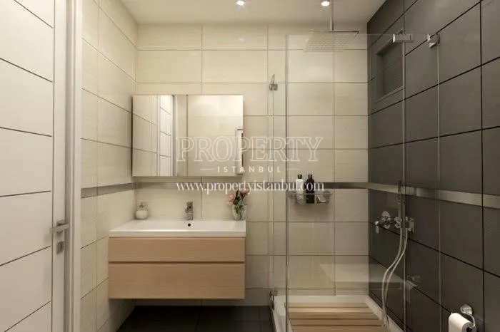 One of the bathrooms in F. Ayanoglu Residence