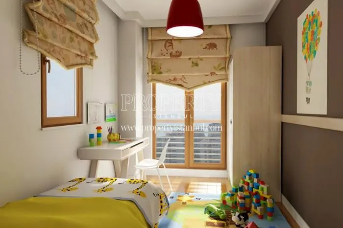 One of the bedrooms in F. Ayanoglu Residence