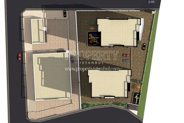 The layout plan of Fatih Sultan Kuleleri